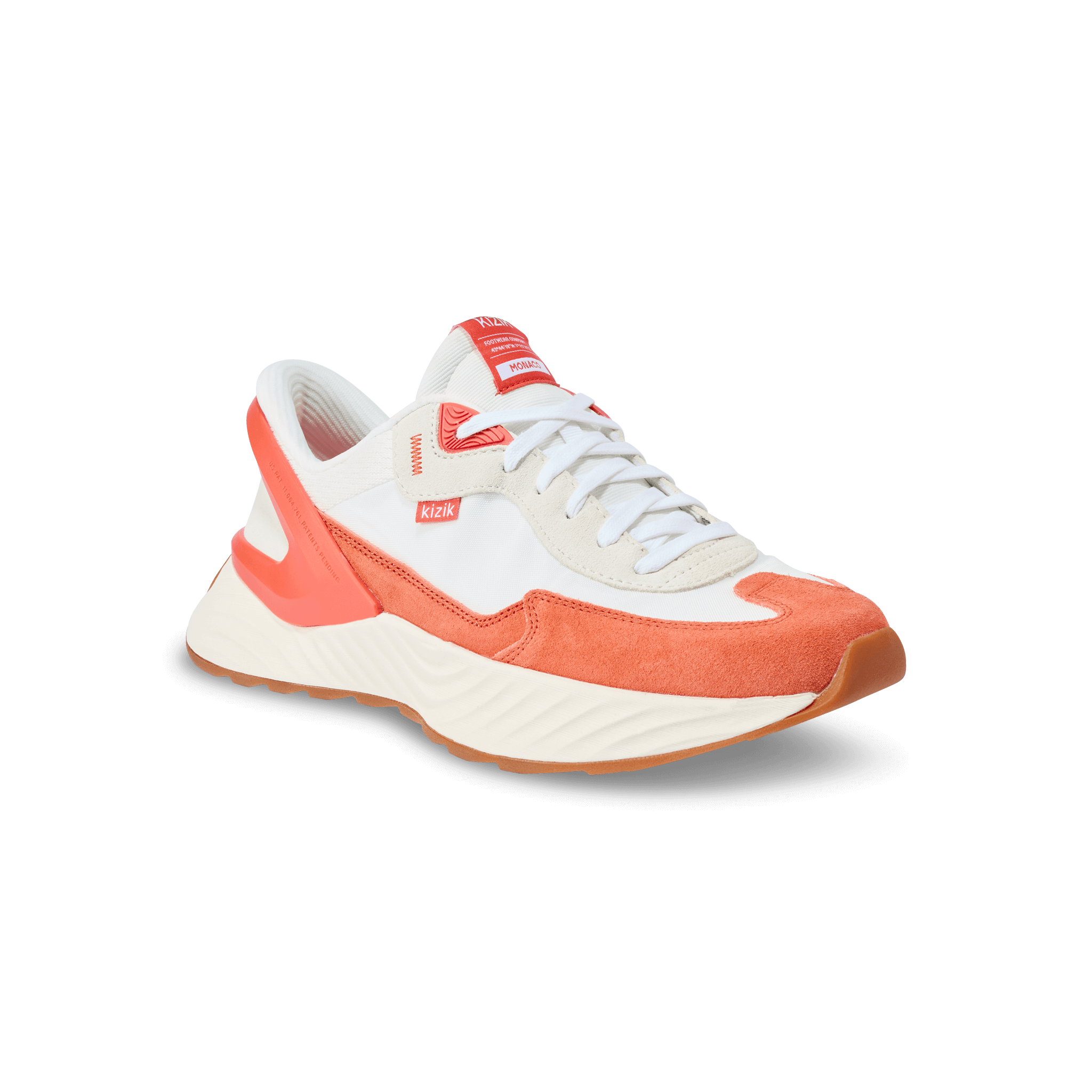 Men's Monaco - White/Tigerlily