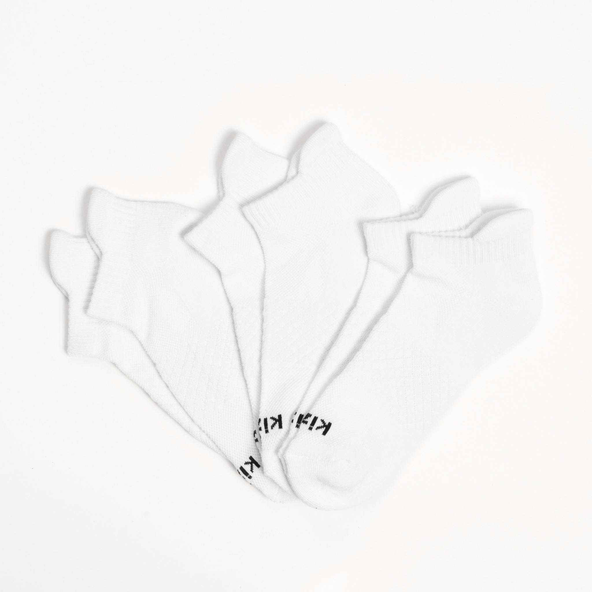 Kizik Ankle Socks - White - 3 Pack